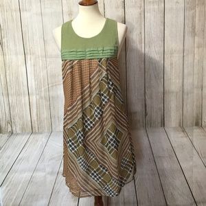 Mixed print racerback dress